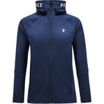 Peak Performance Rider Full Zip Hettegenser Herre - Marinen - str. XL