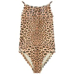 Molo Leopard Print Noelle Baddräkt | Brun | 104 cm