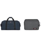 EASTPAK - Terminal + - Sac de Voyage, 38 x 75 x 34, 96 L, Triple Denim (Bleu) & Mavis - Trousse de Toilette, 6 L, Black Denim (Gris)