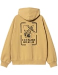 Carhartt WIP Stamp Hooded Sweat - Bourbon/Black Colour: Bourbon/Black, Size: Large