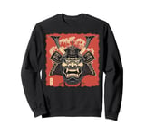 Oni Yokai Devil Mask Japanese Art Samurai Ukiyo-e Sweatshirt