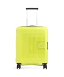 American Tourister Aerostep Spinner (4 wheels) yellow green