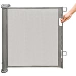 Sifree - Barrière de Sécurité Rétractable pour Bébés et Chiens 0-150 cm, Barriere de Securite Enfant Extensible Opération à Une Main, Barrière