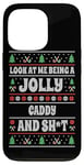 iPhone 13 Pro Funny Golf Caddy Ugly Christmas Design Xmas Themed Case