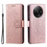 SKALO Xiaomi Redmi A3 Mandala Plånboksfodral - Roséguld Rosa guld