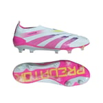 adidas Predator Elite Laceless Fg Stellar Icon - Almost Blue/lucid Pink/gul - Gräs (Fg), storlek 47⅓