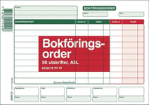 Blankett bokföringsorder A5L 50 blad