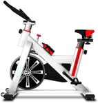 Spinning Bike Calorie Consumption Equipment For Adjustable Seats Exercise Bikes Fitness Equipment Indoor Training Cars Vertical Bicycles Home Gyms Indoor Studio Cycles-92-102x120x50cm_White