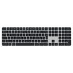 Apple Magic Keyboard med Touch ID och numerisk del till Mac-modeller med Apple-chip (USB‑C) – danskt – svarta tangenter