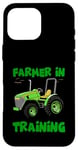 Coque pour iPhone 16 Pro Max Tracteur amusant pour enfants - Amateur de tracteur d'entraînement