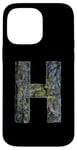 Coque pour iPhone 14 Pro Max Lettre H de l'alphabet