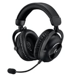 Logitech G PRO X 2 LIGHTSPEED Wireless Gaming Headset, Detachable Boom Mic, 50mm Graphene Drivers, DTS: Headphone 2.0—7.1 Surround, Bluetooth/USB/3.5mm Aux, for PC, PS5, PS4, Nintendo Switch - Black