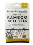 Golfers Club Premium White Bamboo Tees 69mm pack of 20