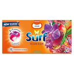 Surf 3 in 1 Passion Bloom Laundry Washing Detergent Capsules 78 washes (3x 26 capsules) joy-infused fragrance with natural essential oil lasting up to 12 hours in wear for brilliantly clean results