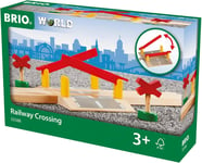 BRIO World Railway Crossing for Kids Age 3 Years Up - Compatible with all BRIO