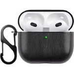 Stilrent Fodral för Airpods 3:e Gen Inkl. Karbinkrok Mörkbrun