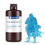 Imprimante 3D Résine Rapide LCD photopolymérisant UV 405nm résine photopolymère Standard pour l'impression 3D (Bleu Transparent, 1000g).[G542]