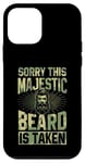 Coque pour iPhone 12 mini Sorry This Majestic Beard Relation Status Beard