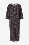 Nanso - Nattlinne Nightgown Punaherukka - Svart