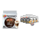 Tassimo Baileys Latte Macchiato Coffee Pods x8 (Pack of 5, Total 40 Drinks) & Coffee Shop Selections Toffeenut Latte Coffee Pods X8 (Pack of 5, Total 40 Drinks)