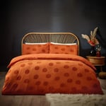 Furn Tufted Cotton Pumpkin Duvet Cover Set - Superking