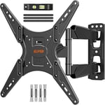 ELIVED TV Wall Bracket for Most 26-60 inch TVs, Tilt and Swivel Wall Mount for