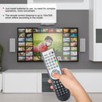 Rc1900 Hd Smart Tv T&eacute;L&eacute;Commande Noire De Remplacement Pour Tv Oki 16/19/22/24/26/32 Pouces