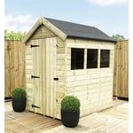 6 x 6 Premier Pressure Treated Apex Shed