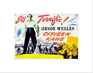 Wee Blue Coo Movie Film Citizen Kane Orson Welles Drama Icon Mystery Wall Art Print