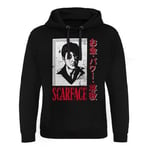 Hybris Scarface - Japanese Epic Hoodie Herr (Black,XL)