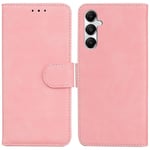 SATURCASE Coque pour Samsung Galaxy A05S, Toucher Confortable PU Cuir Magnétique Flip Portefeuille Support Porte-carte Protecteur Housse Étui pour Samsung Galaxy A05S (FG-Pink)