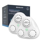 BENGUOO Ultrason Souris et Rats 2 unités, Répulsif Souris à Ultrasons Intérieur, Repulsif Moustique Puissant Prise Anti Rat Rongeur Araignée Efficace Contre Insecte Nuisible pour Maison Bureau