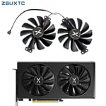 95MM FY010010M12LPA FDC10U12S9-C jas6female 6600XT foulant le ventilateur de carte pour XFX Radeon RX 6600 XT Gaming Video Card Fan