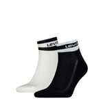 Levi's Quarter Socks, Black/White, 39/42