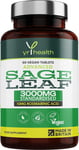 Sage Tablets 3000mg High Strength for Hot Flushes, Night Sweats, Perimenopause..