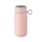 (Pink) 320 ml Smart Auton lämmityskuppi Led-näyttö Lämpötila ruostumaton teräs vedenlämmitin Pullo Kannettava USB-auton lämmitetty vesikuppi Thermo - ajoneuvon lämmityskuppi -