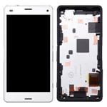 LCD Screen For Sony Xperia Z3 Compact WHITE Replacement Frame Digitizer Chassis