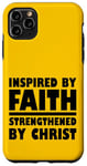 Coque pour iPhone 11 Pro Max Inspiré par la foi renforcée par le Christ spirituel Beleive