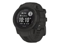 Garmin Instinct 2S Solar - 40 mm - grafit - sportklocka med band - silikon - handledsstorlek: 112-180 mm - monokrom - 32 MB - Bluetooth, ANT+ - 43 g