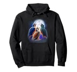 3 Falcon Howling At The Moon Funny Hawk Bird Lover Birder Pullover Hoodie