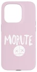 Coque pour iPhone 15 Pro Morute Esthétique Poupée effrayante + Adorable Horreur Goth Croix