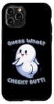 Coque pour iPhone 11 Pro Drôle fantôme Guess What Cheeky Butt Cute Boys Girls