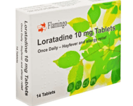 Loratadine Hayfever and Allergy Relief 10mg - 14 Tablets (Flamingo)