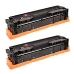 2x 207A Magenta Compatible Toner Cartridges With Chip For HP M282nw Printer