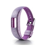 Garmin VivoFit 4 aktivitetsarmband mjuk mönstrad silikon reglerbar 210mm - Lila moln mönster