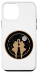 Coque pour iPhone 12 mini Gémeaux jumeaux Zodiac Lovers Full Moon Luna Graphic Gold Stars