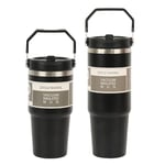 Stainless Steel Tumbler with Straw, 20oz/30oz Cup Travel Mug Water Bottle Thermos for Hot and Cold Coffee Vacuum Insulated Water Bottle for Home, Office or Car