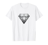 Diamond White Tshirt White Graphic Tee Men Cool Shirts White T-Shirt