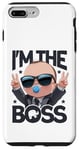 Coque pour iPhone 7 Plus/8 Plus Baby Boss « I'm The Boss » Retro Like A Boss Kids