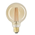 Unison LED-Lampa E27 Glob 100mm Amber 3-stegsdimmerUnison